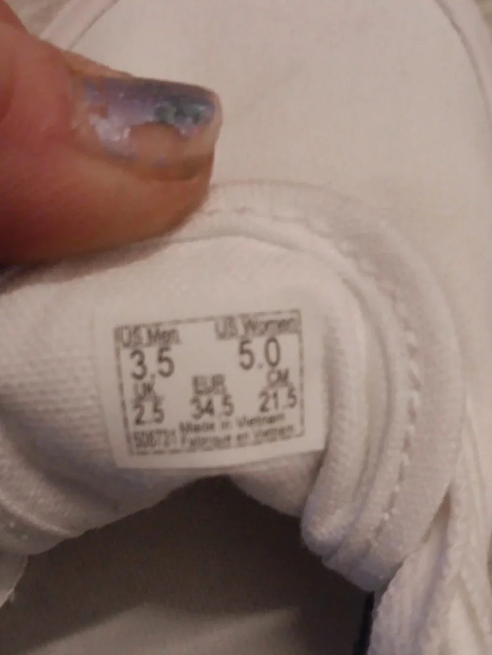 Vans Authentics White Low-Top Canvas Sneakers